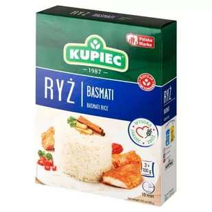 Kupiec Ryż basmati 300 g (3 x 100 g) - Ryż - miniaturka - grafika 1