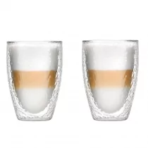 Vialli Design Szklanki do latte Alessia 350 ml 28494 + - Szklanki - miniaturka - grafika 1