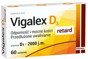 Vigalex D3 retard 60 tabletek - Witaminy i minerały - miniaturka - grafika 1