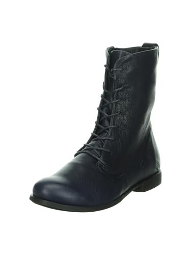 THINK! Damskie botki Agrat bez chromu, garbowane, lekko wyściełane botki, 8020 Navy, 41.5 EU
