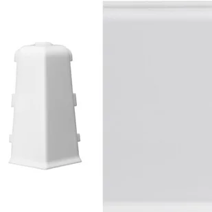 Arbiton Narożnik zewnętrzny do listwy MACK (1 sztuka) biały mat - Listwy przypodłogowe - miniaturka - grafika 1