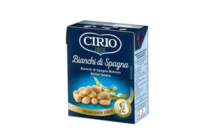 Fasola biała Spagna w opakowaniu Tetra Recart 380 g CIRIO - Pasztet i przetwory mięsne - miniaturka - grafika 1