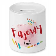 Skarbonki - Skarbonka dla Emila na Urodziny na Prezent z Nadrukiem ze Zdjęciem - miniaturka - grafika 1