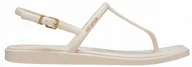 Sandały damskie - Sandały Damskie Crocs Miami Thong Flip 209793 Beżowe 39-40 W9 - miniaturka - grafika 1