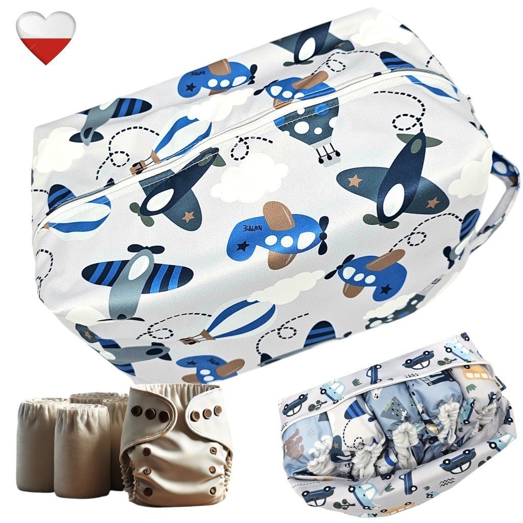 Torba na Pieluszki SAMOLOTY, NappiMe