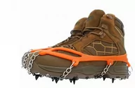 Sprzęt wspinaczkowy - Raki kolce na buty antypoślizgowe 38-45 8-kolcowe pomarańczowe - miniaturka - grafika 1