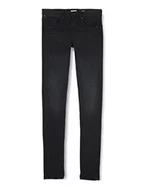 Spodenki męskie - Q/S by s.Oliver Męskie spodnie jeansowe długie, czarne, W33 / L34, czarny, 33W / 34L - miniaturka - grafika 1