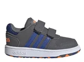 Buty dla dziewczynek - Buty dziecięce adidas Core FW5242 HOOPS 2.0 CMF I Szare - miniaturka - grafika 1
