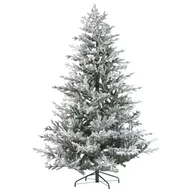 Choinki - Ośnieżona sztuczna choinka 210 cm biała BRISCO - miniaturka - grafika 1