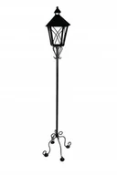 Lampy ogrodowe - LATARNIA OGRODOWA RETRO 190 CM STYL VINTAGE DEKORACJA LAMPA STOJĄCA - miniaturka - grafika 1