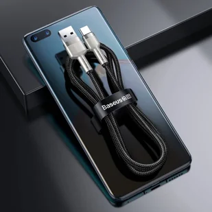 Baseus Cafule Metal Data kabel USB - USB Typ C 66W Quick Charge 1m czarny (CAKF000101) - Kable USB - miniaturka - grafika 23