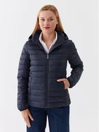 Kurtki damskie - Tommy Hilfiger Kurtka przejściowa WW0WW38927 Granatowy Regular Fit - miniaturka - grafika 1