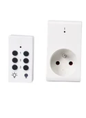 Gniazdka elektryczne - Gniazdo 2P+Z z pilotem - miniaturka - grafika 1
