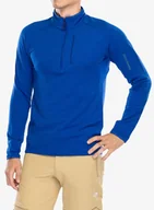 Bluzy sportowe damskie - Bluza polarowa Salomon Essential Ltwarm Hz - surf the web - miniaturka - grafika 1