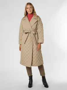 Tommy Hilfiger - Damski płaszcz pikowany, beżowy - Płaszcze damskie - miniaturka - grafika 1