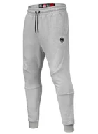 Spodnie męskie - Spodnie sportowe PIT BULL DOLPHIN szare-XL - miniaturka - grafika 1