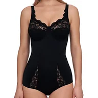 Body - Susa Damskie body z elastyczną koronką, czarny (schwarz 004), 95C - miniaturka - grafika 1