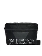 Nerki - Guess Saszetka nerka HMVEGLP5162 Czarny - miniaturka - grafika 1