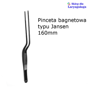 Pinceta bagnetowa 160mm typu Jansen 08-623 Metech - Akcesoria medyczne - miniaturka - grafika 1