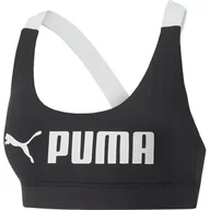 Biustonosze - Biustonosz sportowy damski Mid Impact Fit Bra Puma - miniaturka - grafika 1