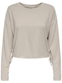 Bluzy damskie - ONLY Bluza w kolorze beżowym - miniaturka - grafika 1