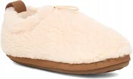 Kapcie damskie - UGG KAPCIE BEŻOWE WSUWANE DZIECIĘCE PŁASKIE Z LOGO 36 JTJ - miniaturka - grafika 1