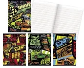 Zeszyty szkolne - St. Majewski Zeszyt A5 Speed linia podwójna dwukolorowa, 70 g/m2 16 kartek - miniaturka - grafika 1