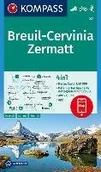 Atlasy i mapy - Breuil-Cervinia Zermatt, 1:50 000 - Księgarnie ArtTarvel.pl: KRAKÓW - ŁÓDŹ - POZNAŃ - WARSZAWA Kompass - miniaturka - grafika 1