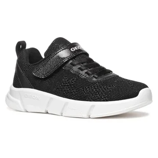Geox J Aril Girl B Sneakersy dziewczęce, Czarny (Black), 31 EU - Buty dla dziewczynek - miniaturka - grafika 1