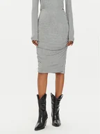 Spódnice - PINKO Spódnica ołówkowa Kedrin 104454 A2B4 Szary Slim Fit - miniaturka - grafika 1