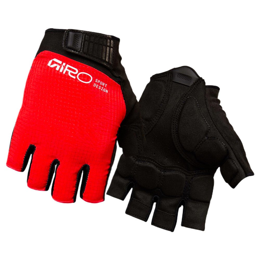 Męskie rękawice rowerowe Giro Bravo II Gel Flame Red XL