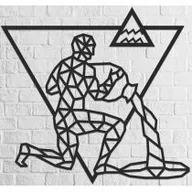 Puzzle - Drewniane Puzzle 3D - Dekoracja Ścienna Wodnik Ewa Eco-Wood-Art - miniaturka - grafika 1