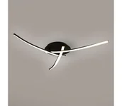 Lampy sufitowe - Brilagi - LED Plafon STRIPES LED/24W/230V czarne - miniaturka - grafika 1