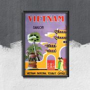 Plakaty - Plakat na ścianę Wietnam Saigon National turist - miniaturka - grafika 1