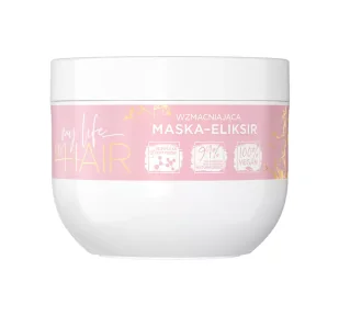 Eveline Cosmetics Eveline Cosmetics - My Life My Hair - Wzmacniająca maska-eliksir do włosów średnioporowatych - 300 ml - Maski do włosów - miniaturka - grafika 1