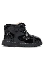 Buty dla dziewczynek - Mayoral Trzewiki 42565 Czarny - miniaturka - grafika 1