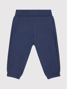 Benetton United Colors Of Spodnie dresowe 3J70MF238 Granatowy Regular Fit - Spodnie i spodenki dla chłopców - miniaturka - grafika 1