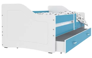 Łóżko dziecięce 160x80 szuflada + materac SWEETY - Łóżka dla dzieci i młodzieży - miniaturka - grafika 1