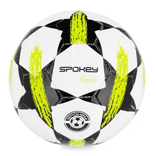 Spokey, Goal, Piłka Nożna, Biało-zielona - Zabawki i gry sportowe - miniaturka - grafika 1