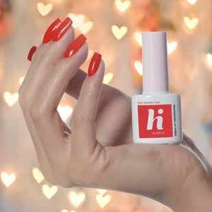 Hi Hybrid Lakier hybrydowy 5ml 242 Red Orange Hi Hybrid - Lakiery hybrydowe - miniaturka - grafika 2