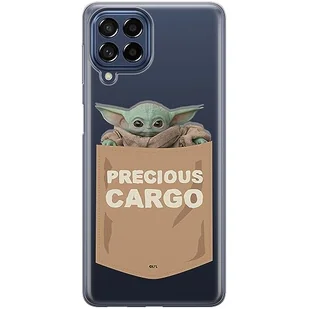 ERT GROUP etui na telefon Samsung M53 5G, case oryginalny i oficjalnie licencjonowany przez Star Wars, wzór Baby Yoda 030, optymalnie dopasowane, plecki z TPU częściowo przeźroczyste - Etui i futerały do telefonów - miniaturka - grafika 1