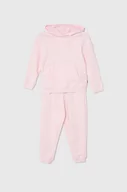 Dresy i komplety dla dziewczynek - Puma dres dziecięcy Loungewear Suit TR G kolor różowy - miniaturka - grafika 1