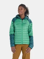 Kurtki i kamizelki sportowe damskie - Marmot Kurtka funkcyjna "Hype Down" w kolorze zielonym - miniaturka - grafika 1