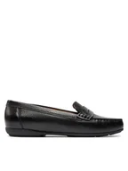 Mokasyny damskie - Geox Mokasyny D Annytah Moc D46BMA 00046 C9999 Czarny - miniaturka - grafika 1