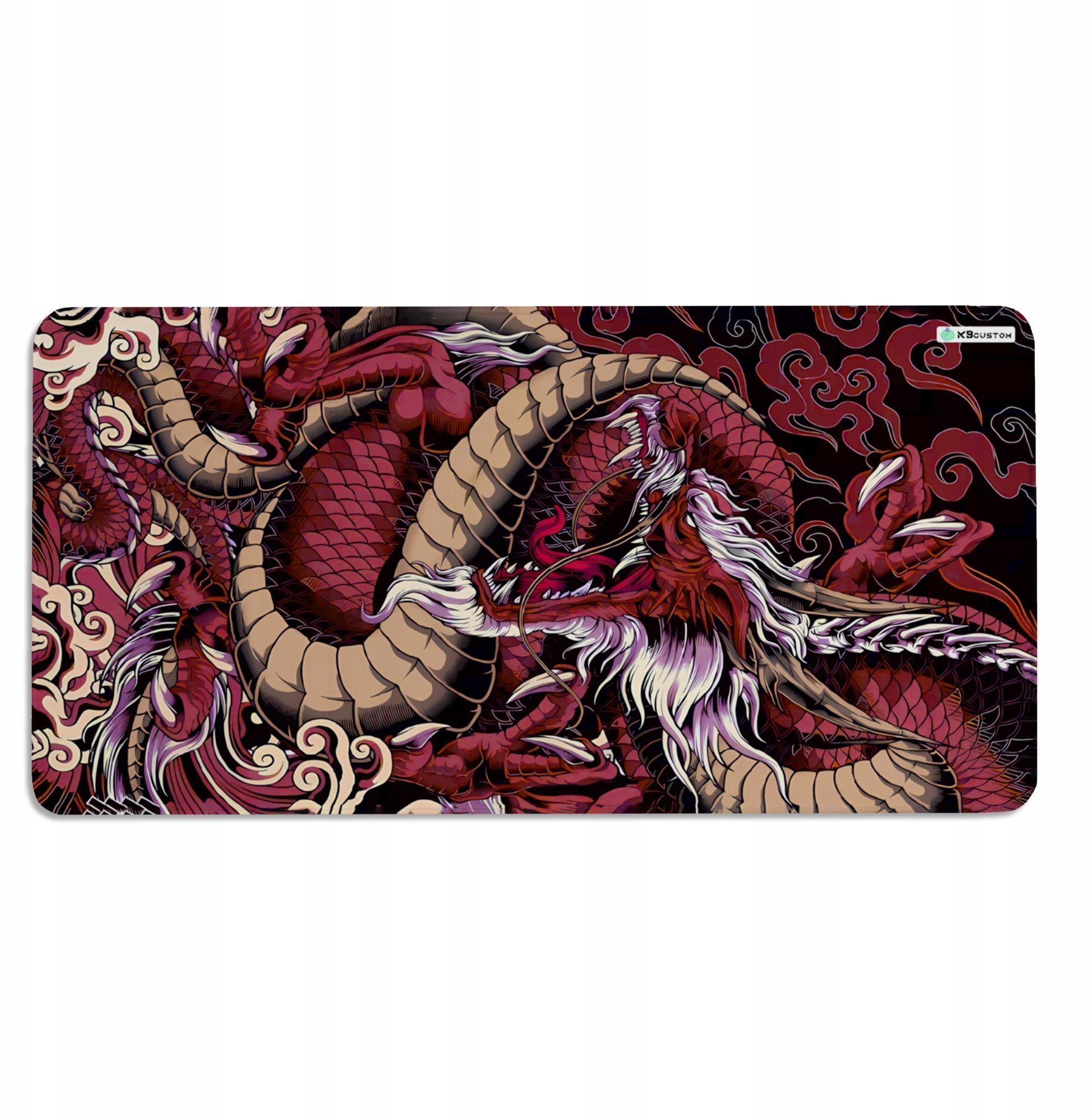 Podkładka KBcustom DUŻA PODKŁADKA MATA POD MYSZKĘ MYSZ 120x60cm XXXL KBcustom Biurko Dragon 95