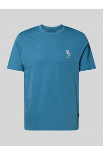T-shirt z wyhaftowanym detalem model JEPPE - Blend - Koszulki męskie - miniaturka - grafika 1