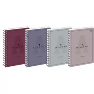 Zeszyty szkolne - Inter-druk Kołozeszyt B5/100K kratka Academy (5szt) - - miniaturka - grafika 1