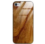Etui i futerały do telefonów - Etui drewniane iPhone 8/7 Old Fashion Wood Amber Forestzone Glass - miniaturka - grafika 1