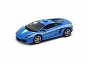 Samochody i pojazdy dla dzieci - Welly Lamborghini Gallardo LP5 60-4 Polizia 1/34 - miniaturka - grafika 1