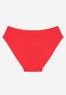 Majtki damskie - Czerwone Majtki Figi z Bawełny z Ozdobną Nitką Asivia - miniaturka - grafika 1